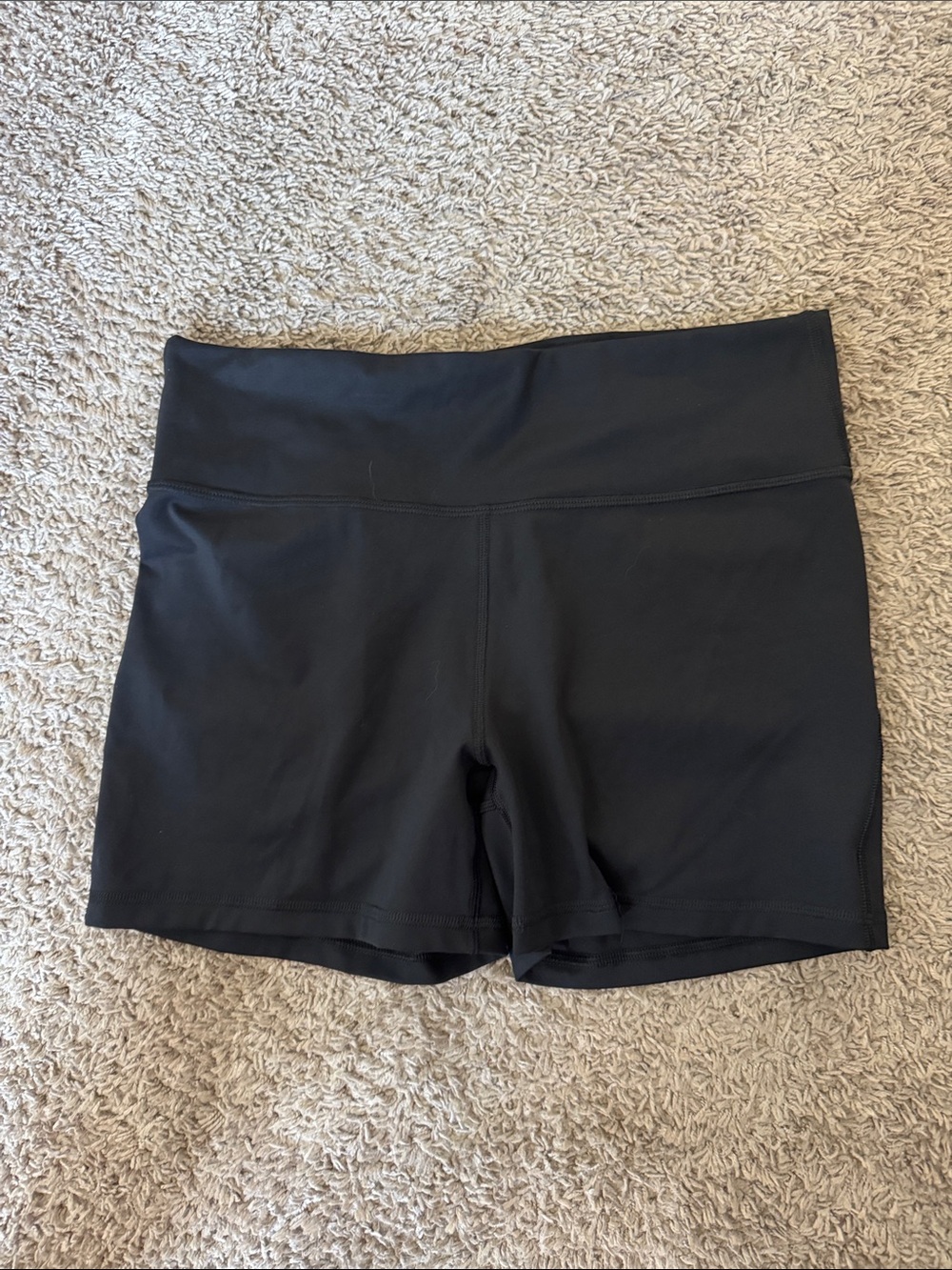 all in motion Black High-Waist Bike Shorts / C59